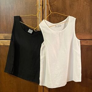 Classic Black and White Tank Tops